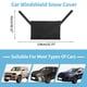 thumbnail image 2 of Funda de automóvil Unique Bargains para parabrisas trasero para sedán/hatchback para SUV, tela recubierta de plata, 52.76 pulgadas, cubierta de protección impermeable para exteriores, negra, 2 of 6