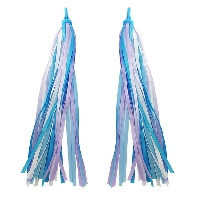 Colorful Scooter Ribbons, Kids Tassel Bike Handlebar Streamers Scooter Tassels Childrens Bike Accessories for Children Bikes