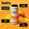 thumbnail image 3 of Tru Energy Seltzer, Orange Mango, Green Tea, B Vitamins, Low Calorie, Gluten Free, Vegan, 12 fl oz, 12 Pack, 3 of 7