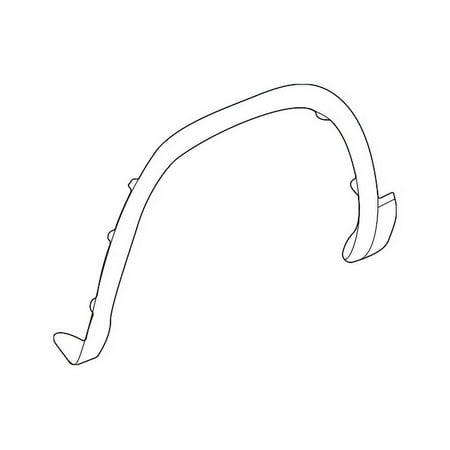 Genuine OE Volkswagen Wheel Opening Molding - 3CN-853-718-D-GRU