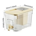 thumbnail image 3 of Refrigerator Drinks Dispenser With Spigot Leakproof Food Grade Water Container | Slim Juice Dispenser For Summer Drinks Tea Coffee Milk Cider Perfect For Parties, 3 of 6
