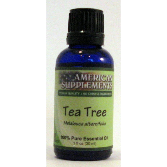 Tea Tree Essential Oil American Supplements 1 oz Oil
