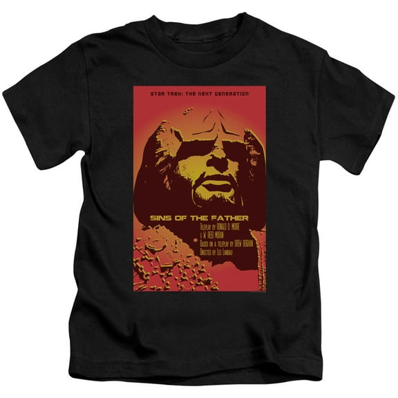 Star Trek Tng Season 3 Episode 17 Youth 18/1 T-Shirt Black