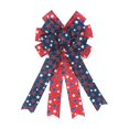 thumbnail image 2 of Webbing American Independence Day Big Bow Decorations Ribbon Bow Garland Deals Of The Day Clearance Gifts For Womem/Men, 2 of 7