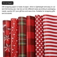 thumbnail image 4 of Uxcell Birthday Wrapping Paper Sheet, Dots, Plaid,Stripe,Star, Snowflake 20 x 28" Gift Paper for Wedding, Parties 6Pcs, 4 of 4