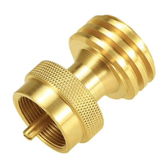 LOVIVER Propane Tank Adapter Convert Brass Gas Tank Conversion for BBQ Outside Grill