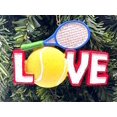 thumbnail image 2 of Kurt S. Adler Love Tennis Resin Ornament, 2 of 5