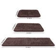 thumbnail image 6 of Carvapet Non-Slip Bath Mat Microfiber Soft Bathroom Mats, 20"x 32", Dark Coffee, 6 of 6