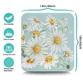 thumbnail image 5 of Washable Rubber Daisy Cute Floral Dish Drying Mats for Kitchen Counter Home Large Coffee Bar Pad Accessories and Decor for Utensils Stemware 16''x18'', 5 of 7