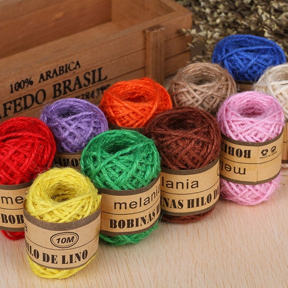 LEORX Braided Rope Assorted Color Colored Rope for Sewing Projects 1 Set