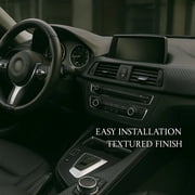 RockRose 3D Carbon Fiber Vinyl Wrap Black 1FT x 5FT