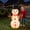 White, variant on opwnbvk Christmas Inflatable Snowman Ring Toss Game with LED Light, Outdoor Yard Game for Christmas Decoration, Festive Party Game for Home Yard