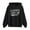 Black, variant on Arlun Casual Drawstring Hoodies for Teen Girls Fashion Sorry I Don't Do Quiet Letter Printed Sweatshirts Child Baggy Comfortable Basic Pullovers Tops with Pocket White 9-10Years