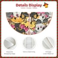 thumbnail image 5 of Bingfone Christmas Tree Skirt Mat Christmas Decoration Interior 30"-Cute Cat Cartoon, 5 of 8