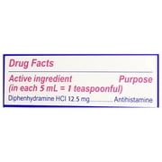 2 Pack: Childrens Benadryl Allergy, Cherry Flavored Liquid 8 fl oz .