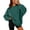 05#Dark Green, variant on Women's Casual Crew Neck Sweatshirt Oversized Long Sleeve Solid Color Loose Pullover Top Ribbed Hem for Fitness Workout Basic Dark Gray S