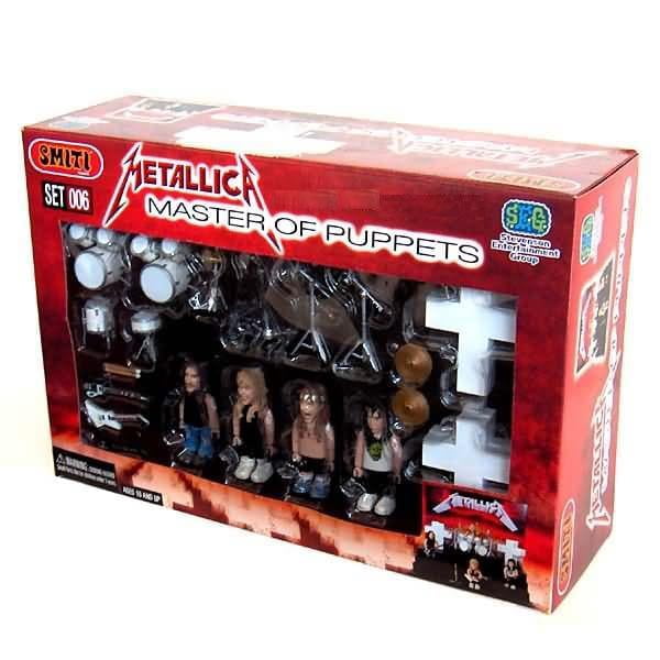 Metallica Action Toys Set: Master of Puppets Smiti Figurine Band