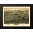 thumbnail image 2 of Fowler 14x11 Black Modern Framed Museum Art Print Titled - Wilmerding Pennsylvania - Moyer 1897, 2 of 5