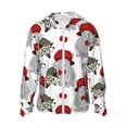 thumbnail image 1 of Kdxio Rabbit And Hedgehog Print Sun Protection Hoodie for Outdoor Activities Men Women Lightweight Zip-Up Windproof UPF 50+ UV Protectio-Small, 1 of 7