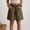 Bronze, variant on Endives Women's Linen Short High Waist Casual Shorts Summer Breathable Loose Fit Wide Leg Short Beach Shorts With Pockets Daily Wear