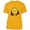 Yellow, variant on Funny Mens Smoking Funny Emoji Printed Design T-Shirt Short Sleeve T-Shirt Soft and Comfy Shirt, Lightweight Shirt Color Orange Tee Small