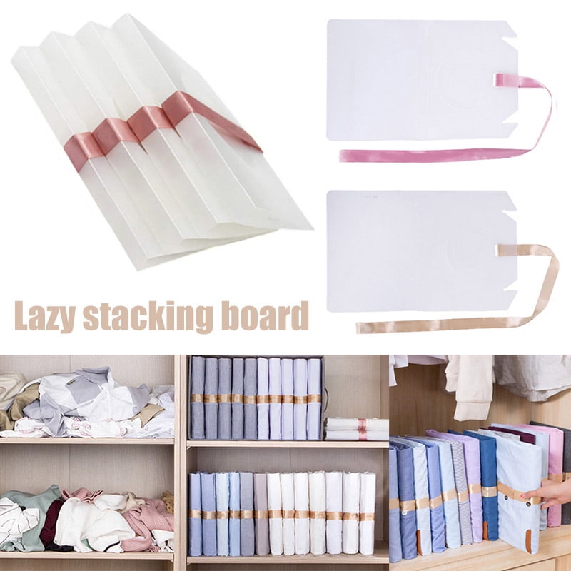 Convenient Lazy Clothes Stacking Board Dressbook Clothes Organizer Foldable 