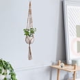 thumbnail image 6 of Plant Hanger Living Room Jute Rope Wall Decoration 4 Leg Ropes Handmade Macrame, 6 of 8