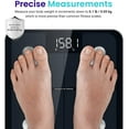 thumbnail image 5 of Smart Food Nutrition Scale, 11 Pounds-Large, 304 Stainless Steel & Smart Scale for Body Weight, Accurate to 0.05lb (0.02kg) Digital Bathroom Weighing Machine, 400lb, 5 of 6