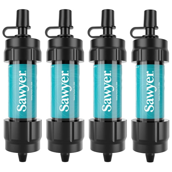 Sistema de filtración de agua Sawyer Products SP3404 Mini, paquete de 4