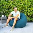 thumbnail image 4 of Big Joe Tuft Weatherproof Bean Bag Chair, Lakeshore Intertwist, UV-Protected Fabric, 3 feet Teardrop, 4 of 7