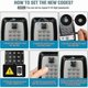 thumbnail image 3 of Waterproof Key Safe Box Wall-mounted Key Box Outdoor Key Box Safe Key Box Wall-mounted Key Safe Box-share Access To Your Keys Safely, 3 of 5
