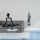 thumbnail image 2 of Figura de escritorio,Escultura abstracta de pensador para decoración de oficina y hogar.,Estatua de Guan Yin,Estatua de Guan Yin para decoración del hogar.,Escultura de, 2 of 8