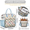 thumbnail image 5 of Colorful Princess Flower Fairy Pattern Womens Lunch Box for Work,Insulated Large Lunch Bag for Tween and Teen,Loncheras Para Mujer,Leakproof Adult Lunch Bag for Work,Beach,Travel,Picnic,Camping, 5 of 7