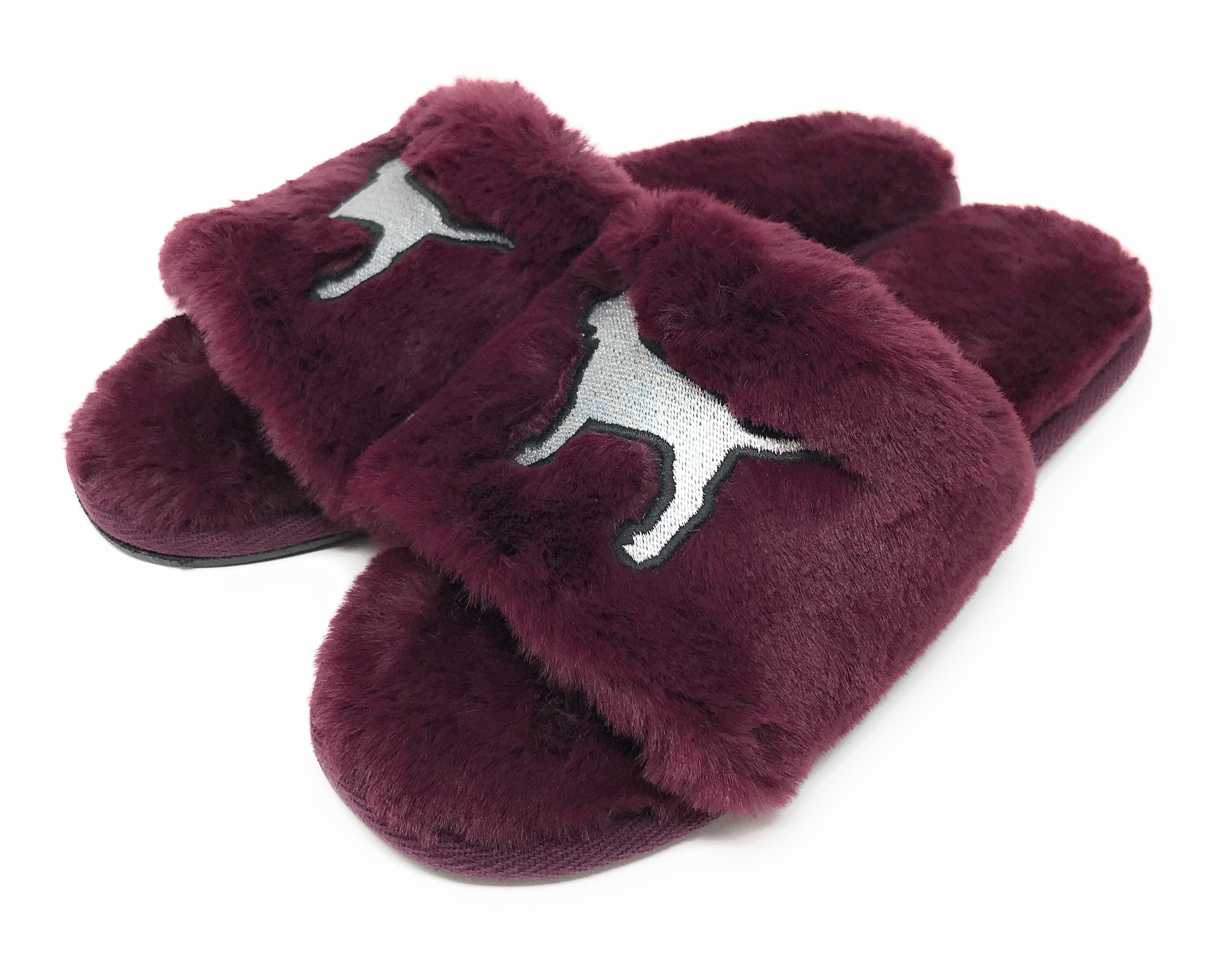 victoria secret fuzzy slippers