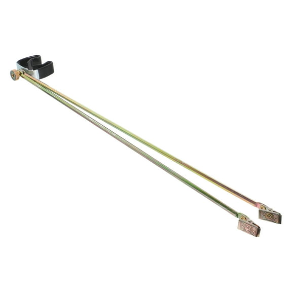 OULII Silver Adjustable Flagpole Spreaders Stand with Durable Weather Resistant Support