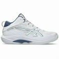 thumbnail image 3 of ASICS GELHOOP V17 "EXTRA WIDE" 1063A097 102 White Denim Blue Basketball Shoes, 3 of 6