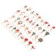 thumbnail image 5 of Anillos de trenza navideña, 38 piezas de rastas navideñas para el cabello, rastas navideñas, pinzas para el cabello, colgantes navideños, diseño exquisito, 5 of 12