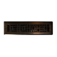 thumbnail image 4 of Decor Grates 2x12 Oriental Floor Register Vent Cover, Adjustable Airflow Control, Rubbed Bronze (AJH212-RB), 4 of 7