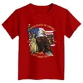 thumbnail image 4 of mgoYE USA 250th Birthday Celebration Top, Girls Boys’s 4th of July Patriotic Short Sleeve Shirt 250th American Anniversary Gifts for Boys Girls(Red,5-6 Years), 4 of 4