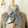 thumbnail image 2 of Lovely Women Fashion Winter Villus Scarf Outerwear Lady Scarf Warm Bib, 2 of 3