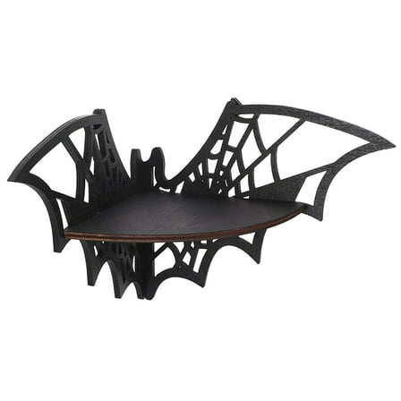 Hollow Wooden Corner Shelf | Straight Wall-Mounted Storage Shelf | L-Shaped Hollow Design | Versatile for Bedroom, Bathroom, Kitchen Decor | 1-Piece Set