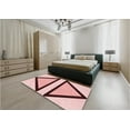 thumbnail image 5 of Ahgly Company Machine Washable Indoor Rectangle Transitional Pink Area Rugs, 2' x 3', 5 of 7