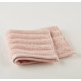 thumbnail image 3 of Mainstays Performance Textured 6-Piece Bath Towel Set - Pearl Blush, 3 of 6