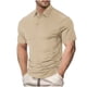 thumbnail image 2 of pstuiky Camisas casuales de manga corta para hombre, Camiseta informal con bolsillo y estampado para hombre, blusa de manga corta y cuello redondo camisetas de hombre s, 2 of 6