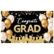 thumbnail image 1 of Fondos Negros Y Dorados Para Graduaciones. Pancarta De Felicitación Para Graduados. Pancarta Para La Decoración Del Fondo De La Fiesta De Graduación., 1 of 7