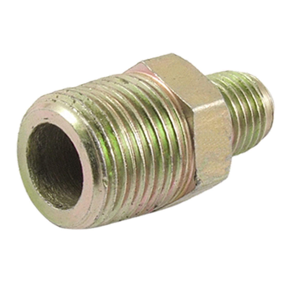 1/4" NPT to 3/8" PT Hydraulic Flare Fitting Straight Coupler Walmart