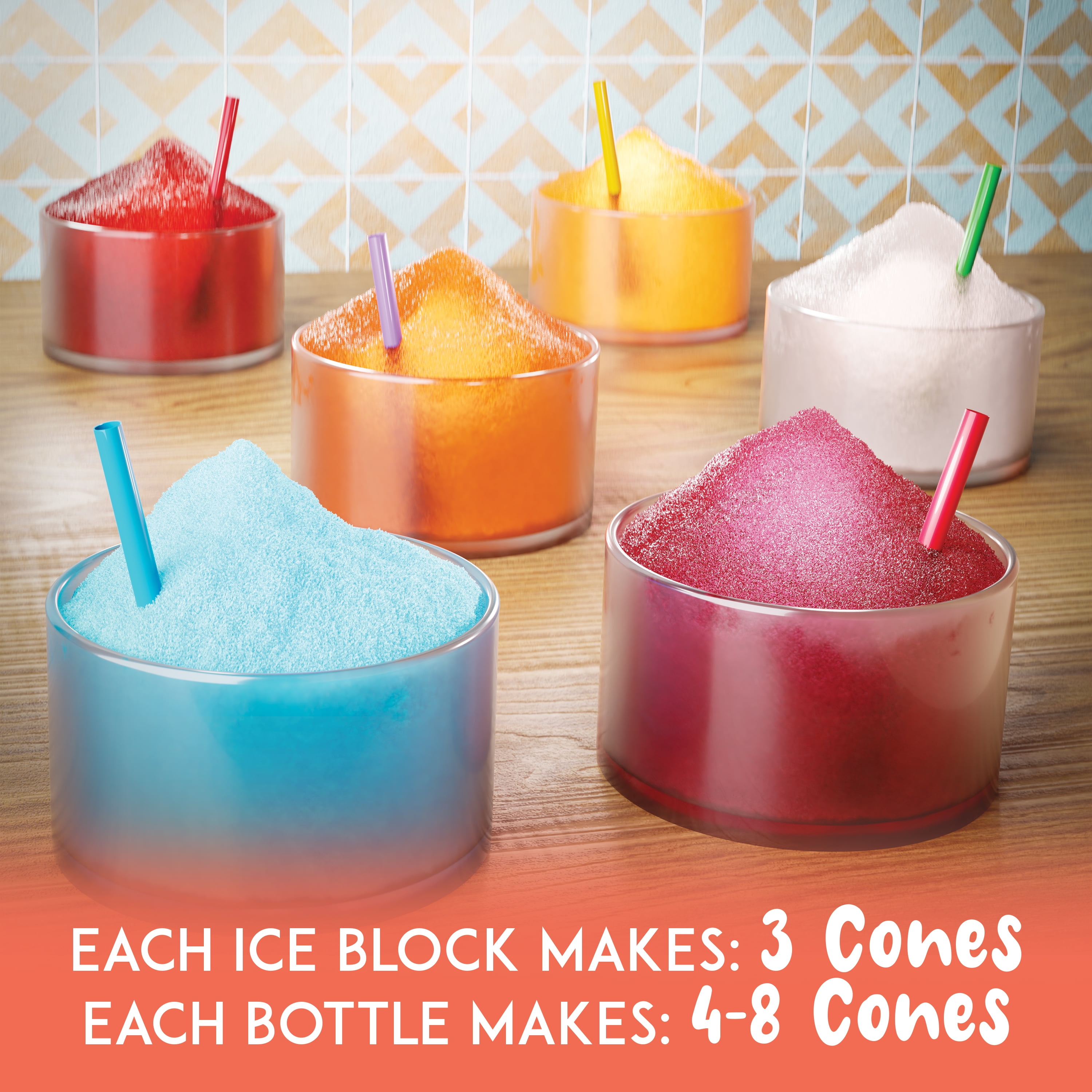 Hawaiian Shaved Ice S900A Electric Snow Cone Machine with 6 Syrups and Accessories