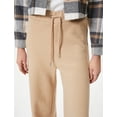 thumbnail image 6 of Drawstring Wide Leg Jogger Sweatpants, 6 of 6