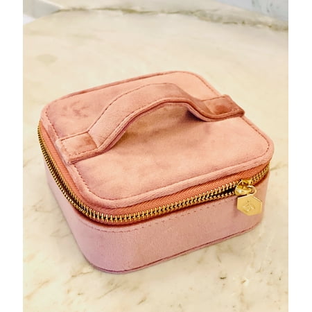 Hives & Honey Vida Rose Jewelry Travel Case with Storage for Women