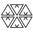 thumbnail image 3 of WALFRONT 6 Pcs/Ensemble Support de Billard Noir Triangle Porte-Balles Positionnement Table de Billard Accessoire de Queue de Billard, Support de Billard, Support de Piscine, 3 of 8